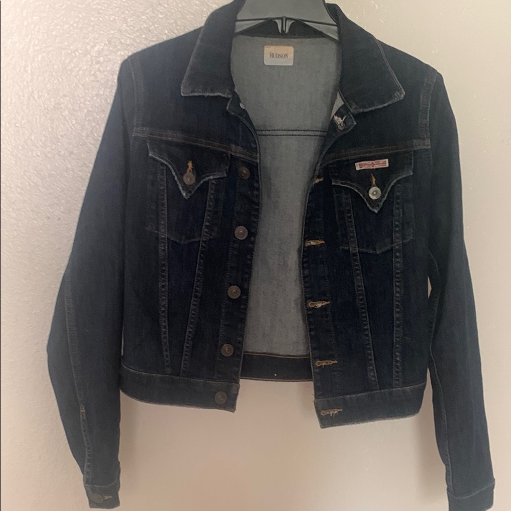 Hudson Jean Jacket Classic Cropped Style Small